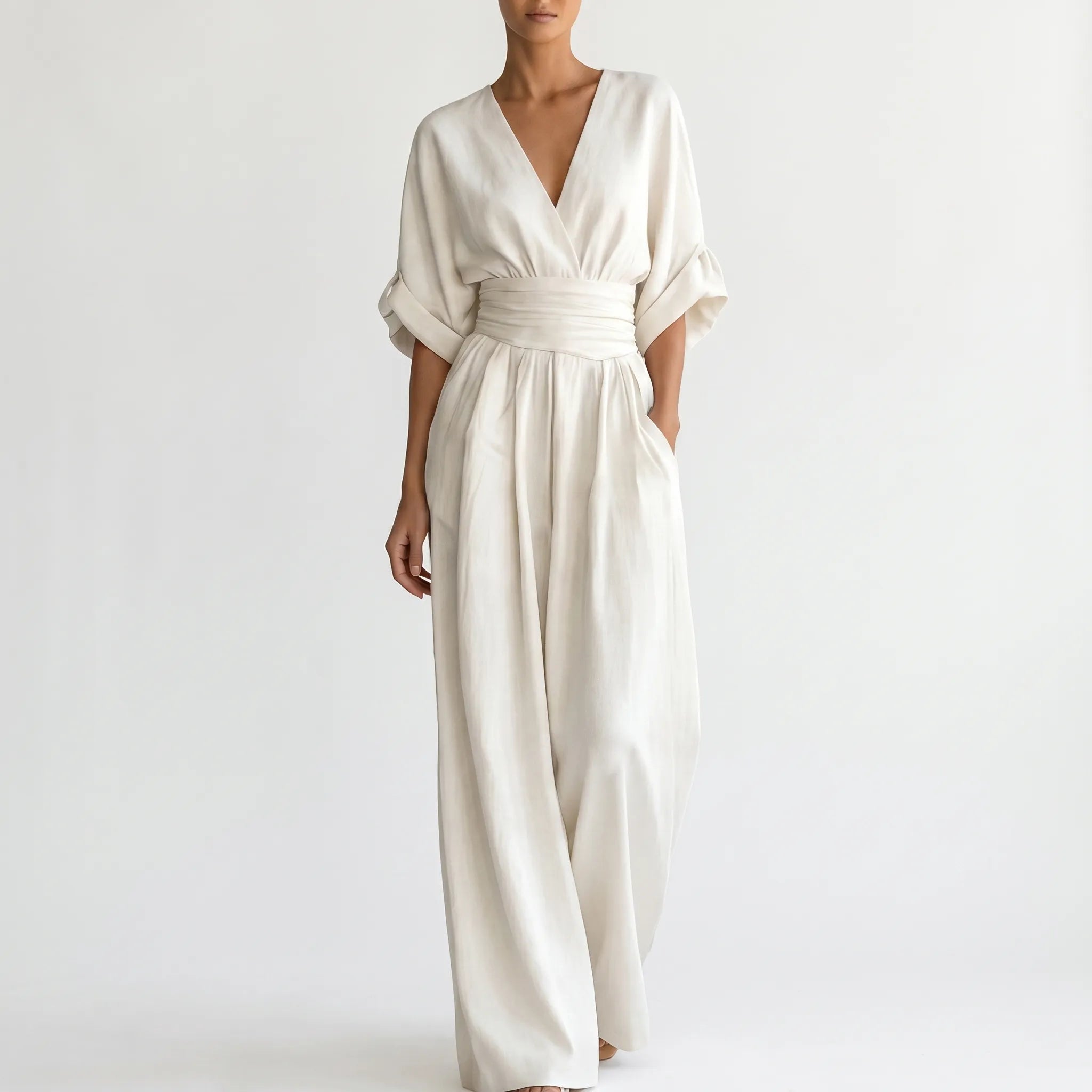 AureliaSuit - Wide Leg Jumpsuit Evening Events