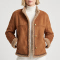 Aureliah - Tailored Button-Front Women's Jacket Layering Over Knits