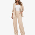 AvelineSuit - Wide Leg Trouser Suit Office Wear