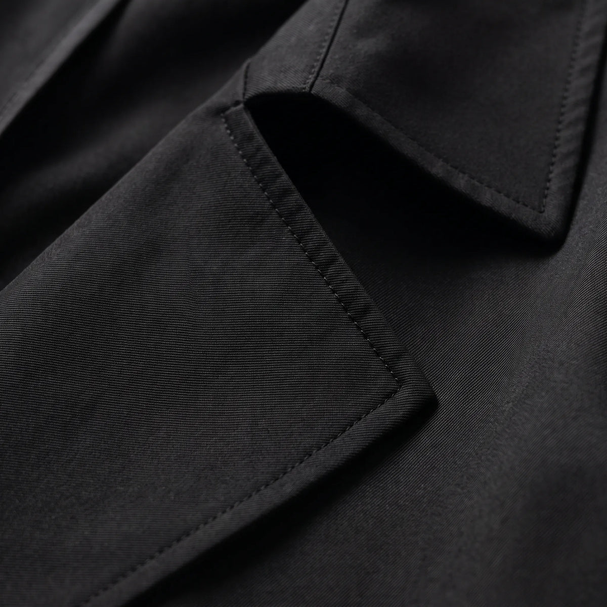 Averia - Long Double-Breasted Trench Coat Transitional Weather Layering