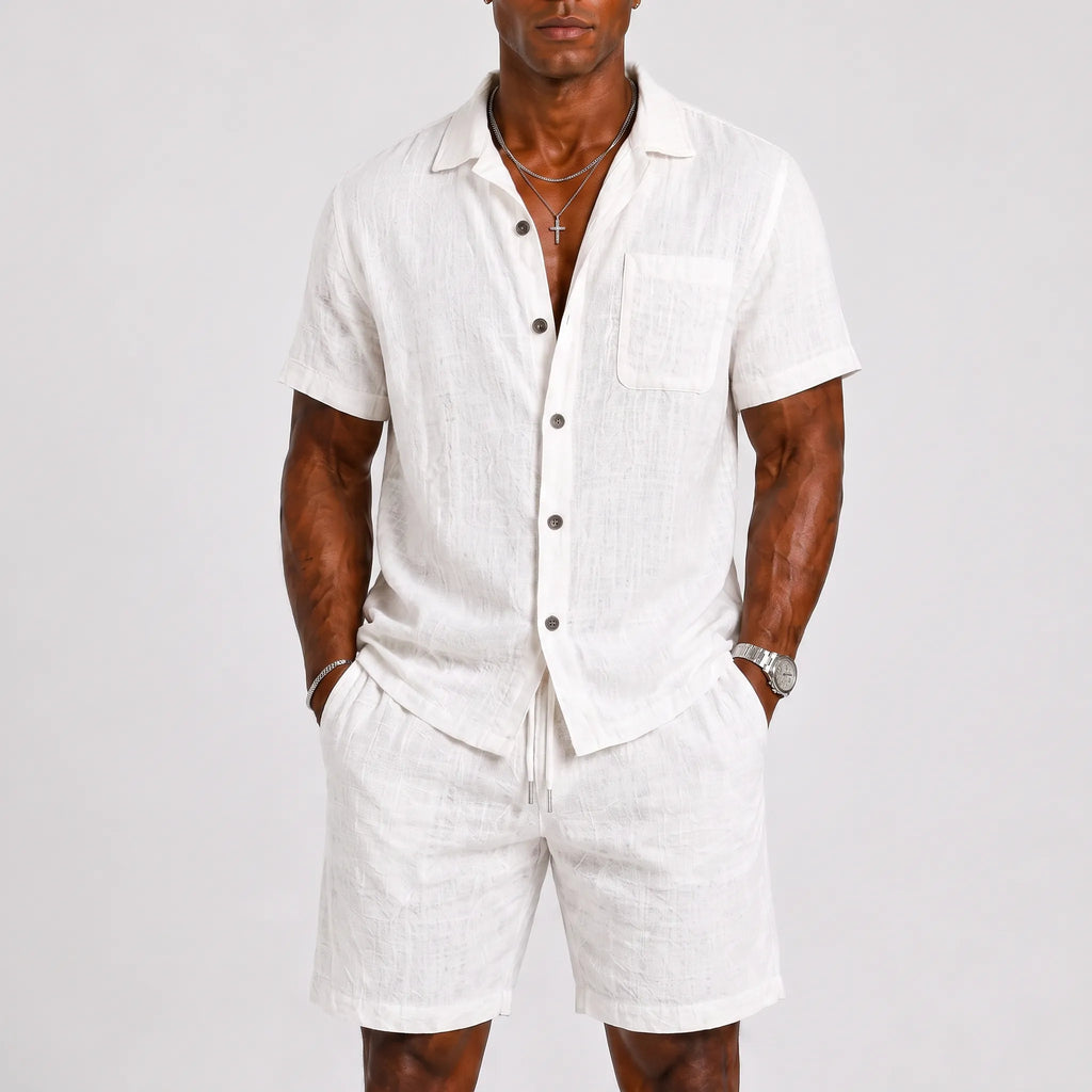 Breezium - Textured Co-Ord Short Set Holiday Packing