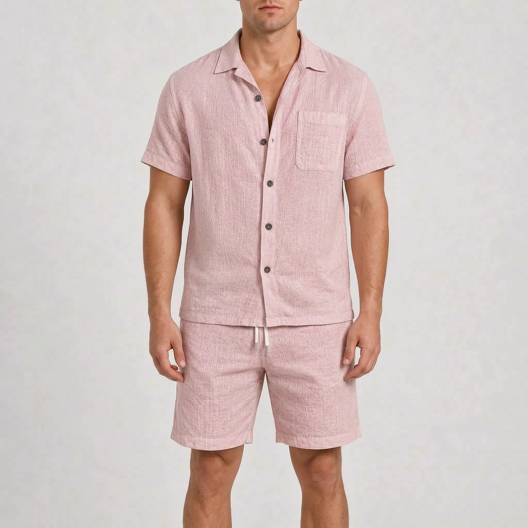 Breezium - Textured Co-Ord Short Set Holiday Packing