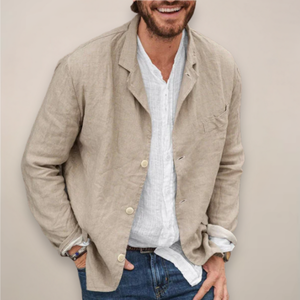 Brezano  - Unstructured Summer Men's Blazer Summer Styling