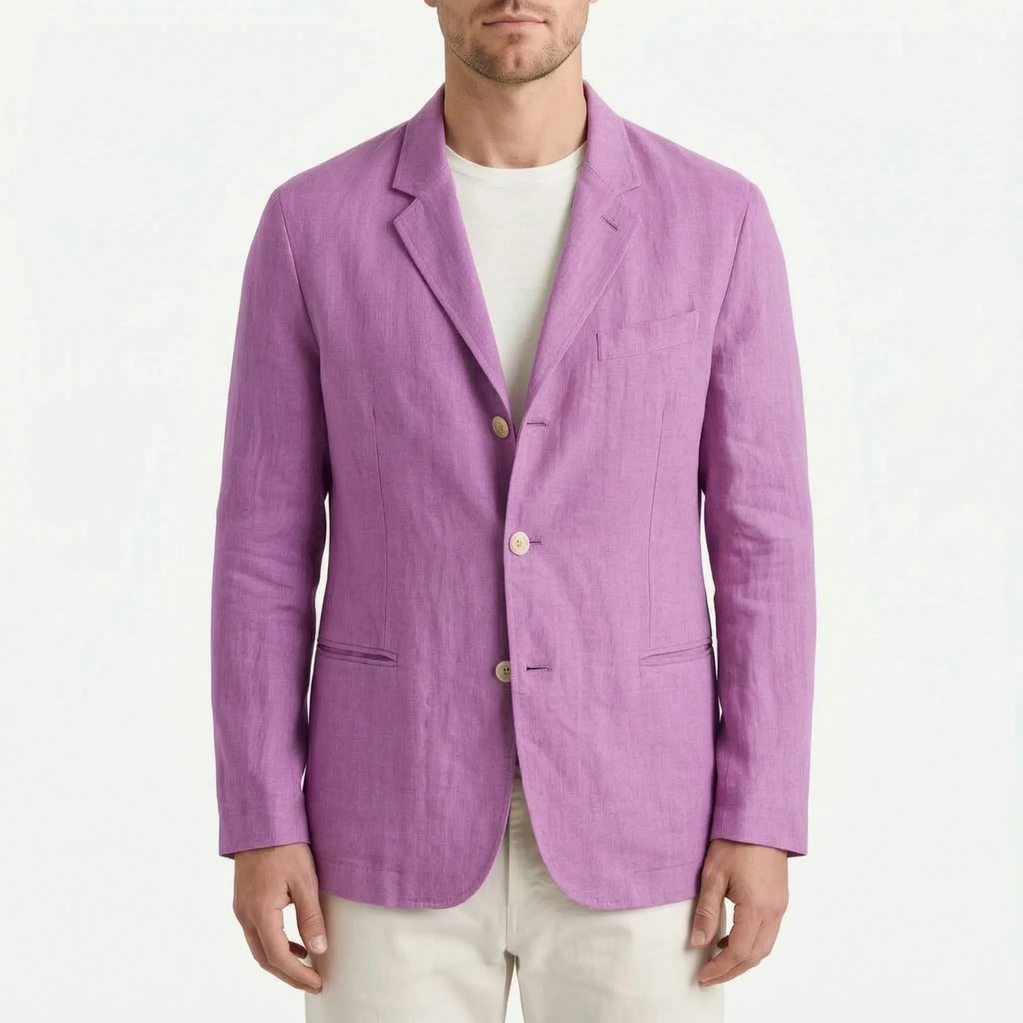 Brezano  - Unstructured Summer Men's Blazer Summer Styling