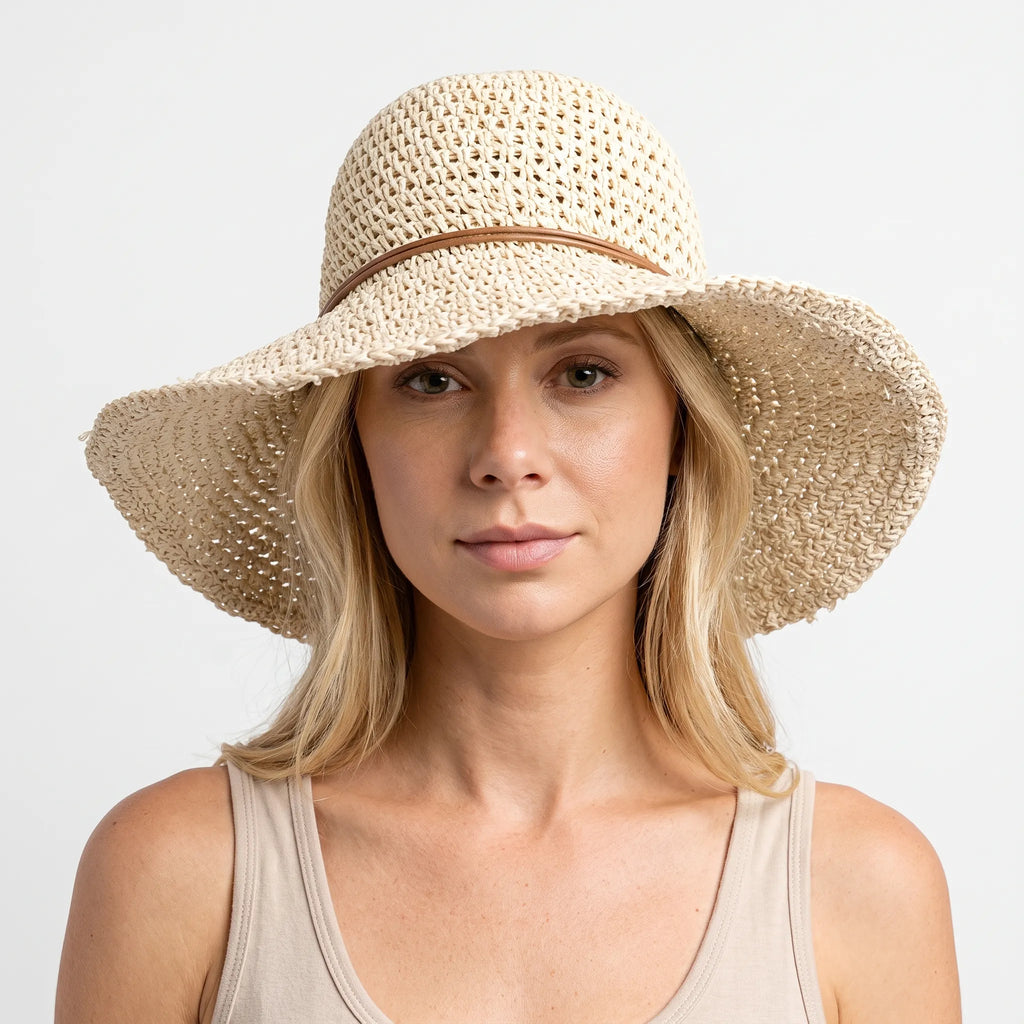 BrisaHat - Ladies Wide Brim Sun Hat Beach Outings
