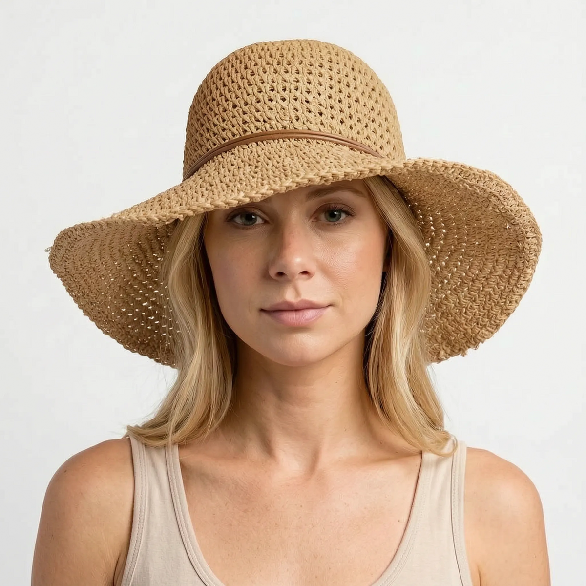 BrisaHat - Ladies Wide Brim Sun Hat Beach Outings