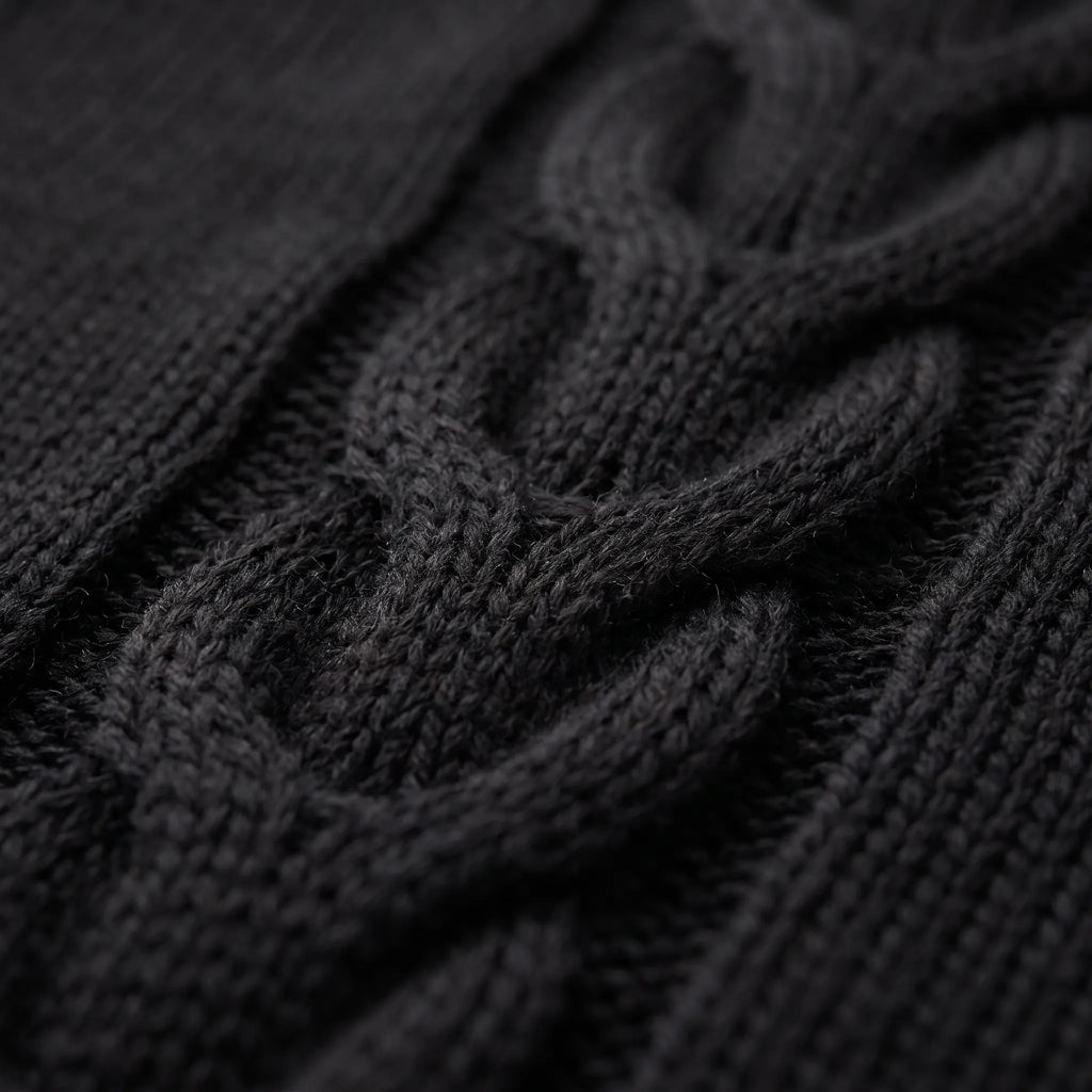 CableLoom - Chunky Cable Knit Jumper Cold Weather Layering