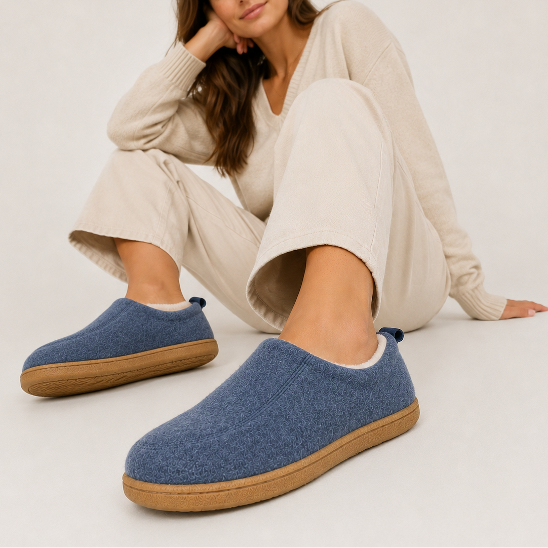 Restolla - Fleece Lined Orthopedic House Slippers Everyday Indoor Wear — view 2 of 6