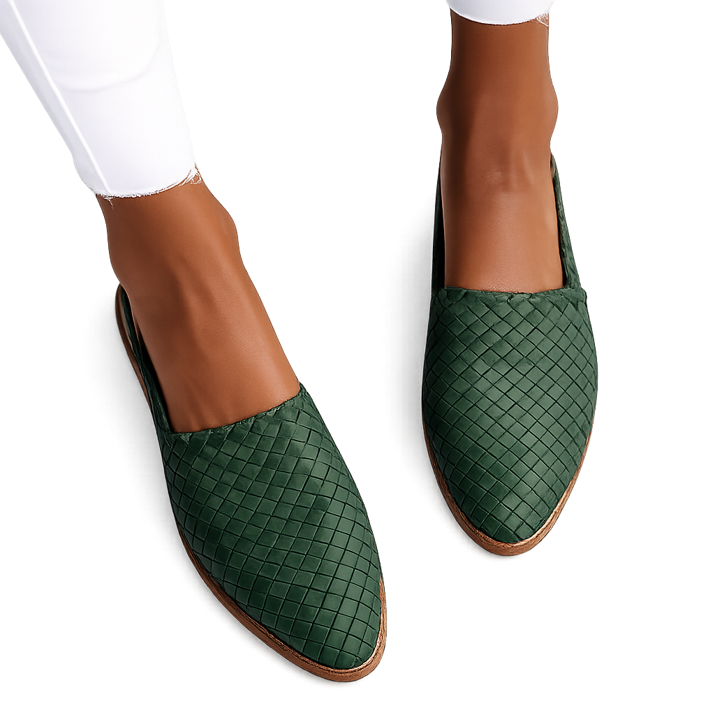 Verille - Woven Slingback Loafers Day To Evening Wear — view 2 of 9