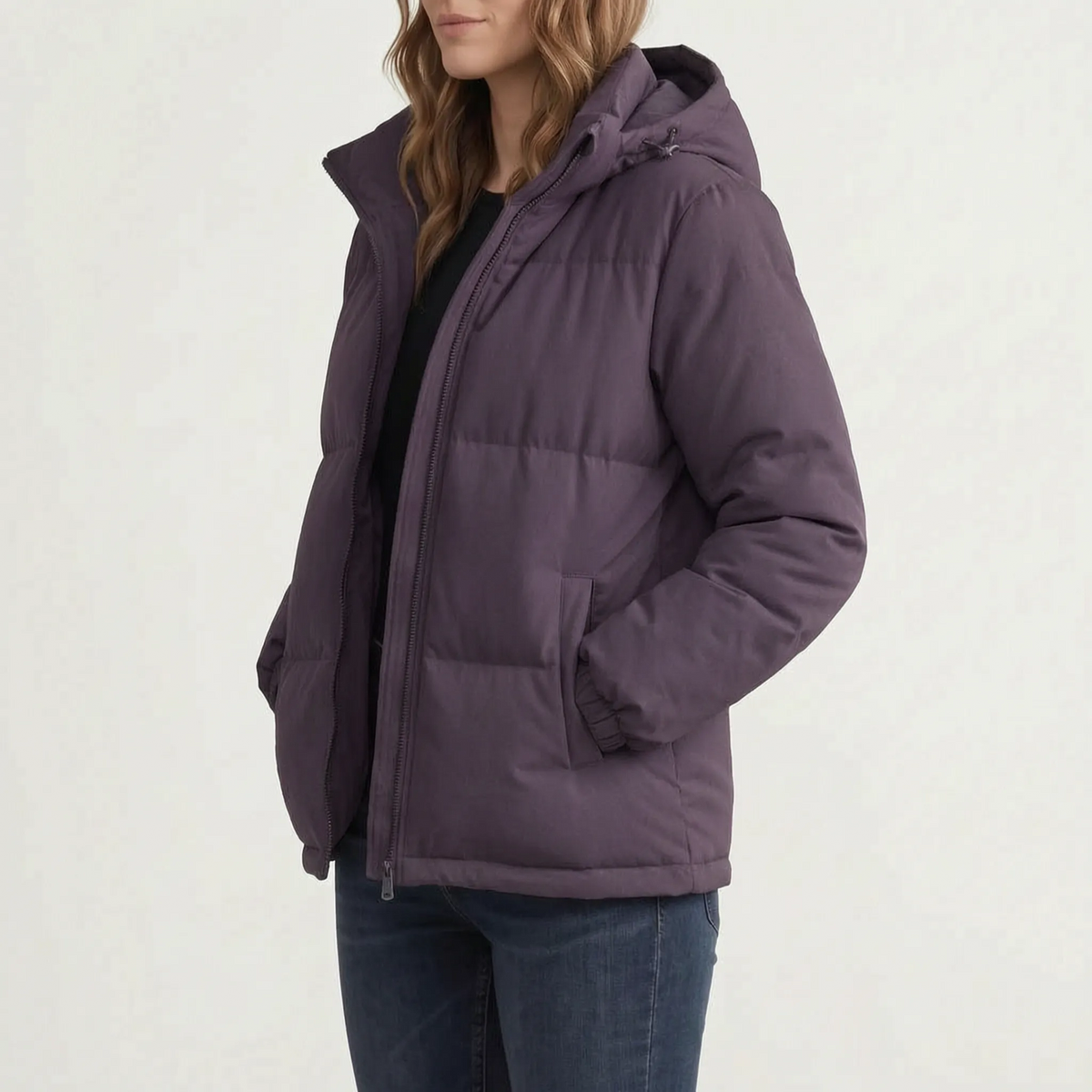 ChillShield - Quilted Hooded Women's Puffer Jacket Daily Commuting