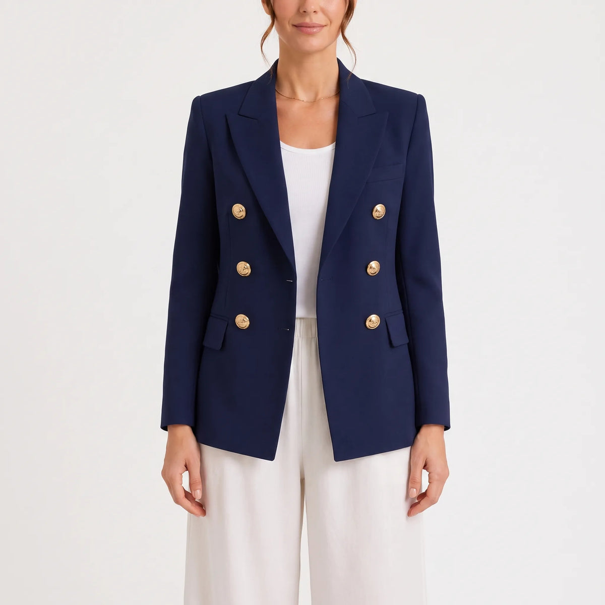 Creston - Tailored Double-Breasted Blazer Smart-Casual Styling