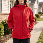 DrizzleShield - Lightweight Hooded Rain Jacket Cool Weather Commuting