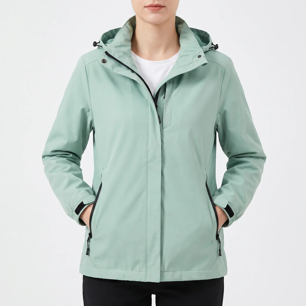 DrizzleShield - Lightweight Hooded Rain Jacket Daily Commutes