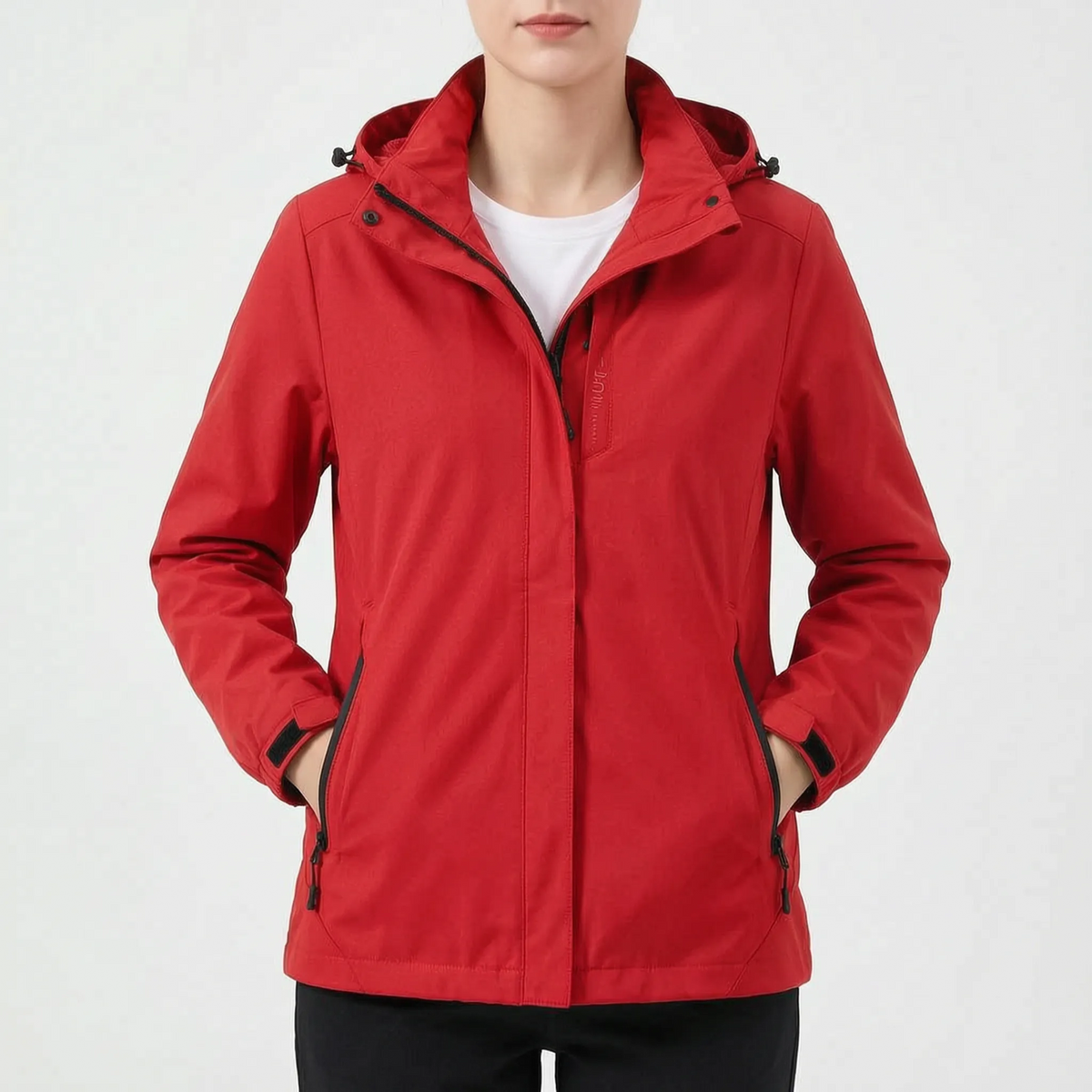 DrizzleShield - Lightweight Hooded Rain Jacket Daily Commutes