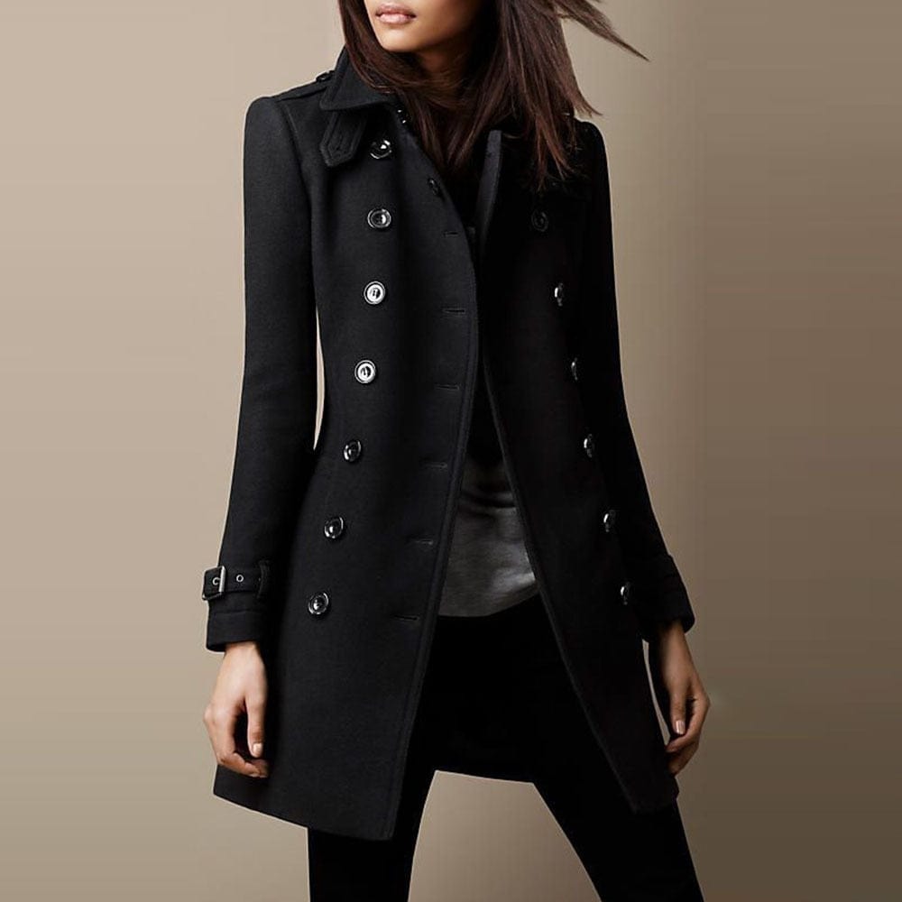 Verantia - Wool Blend Tailored Coat Cold Weather Wear — view 4 of 6