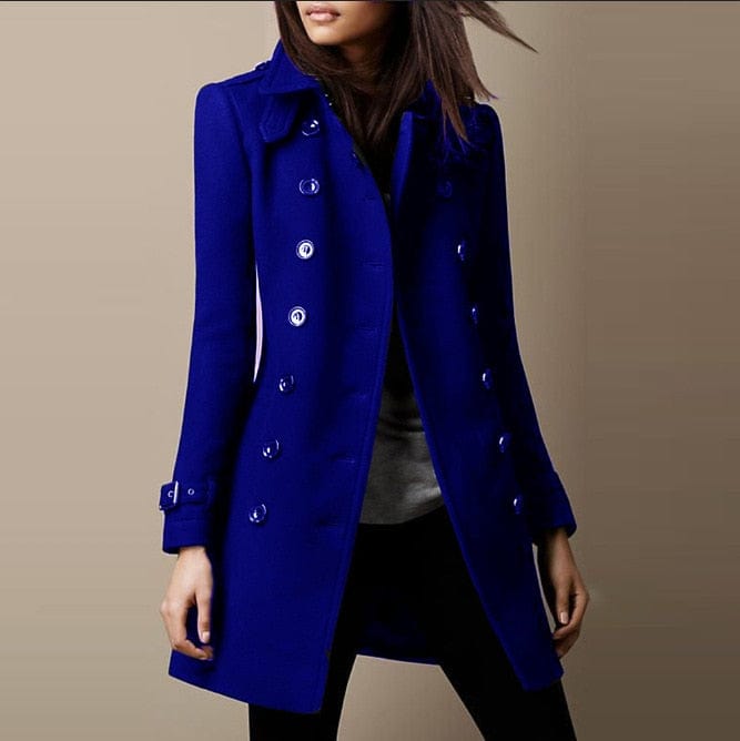 Verantia - Wool Blend Tailored Coat Cold Weather Wear — view 5 of 6