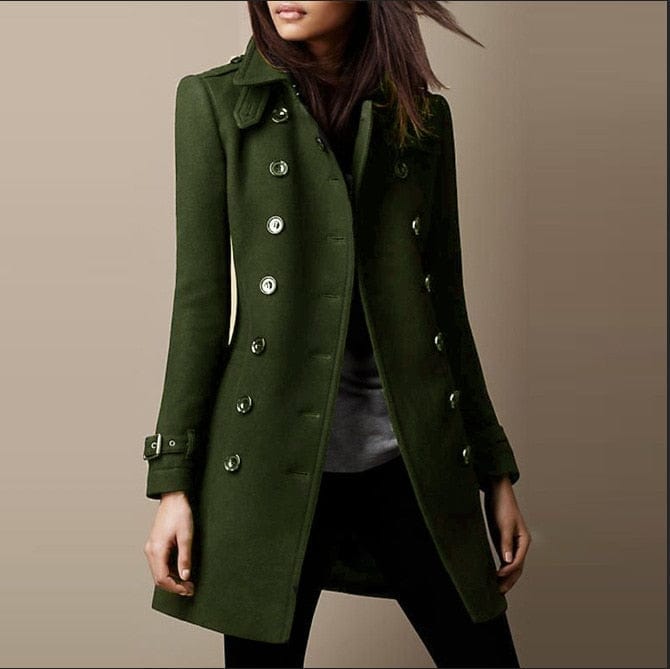 Verantia - Wool Blend Tailored Coat Cold Weather Wear — view 6 of 6