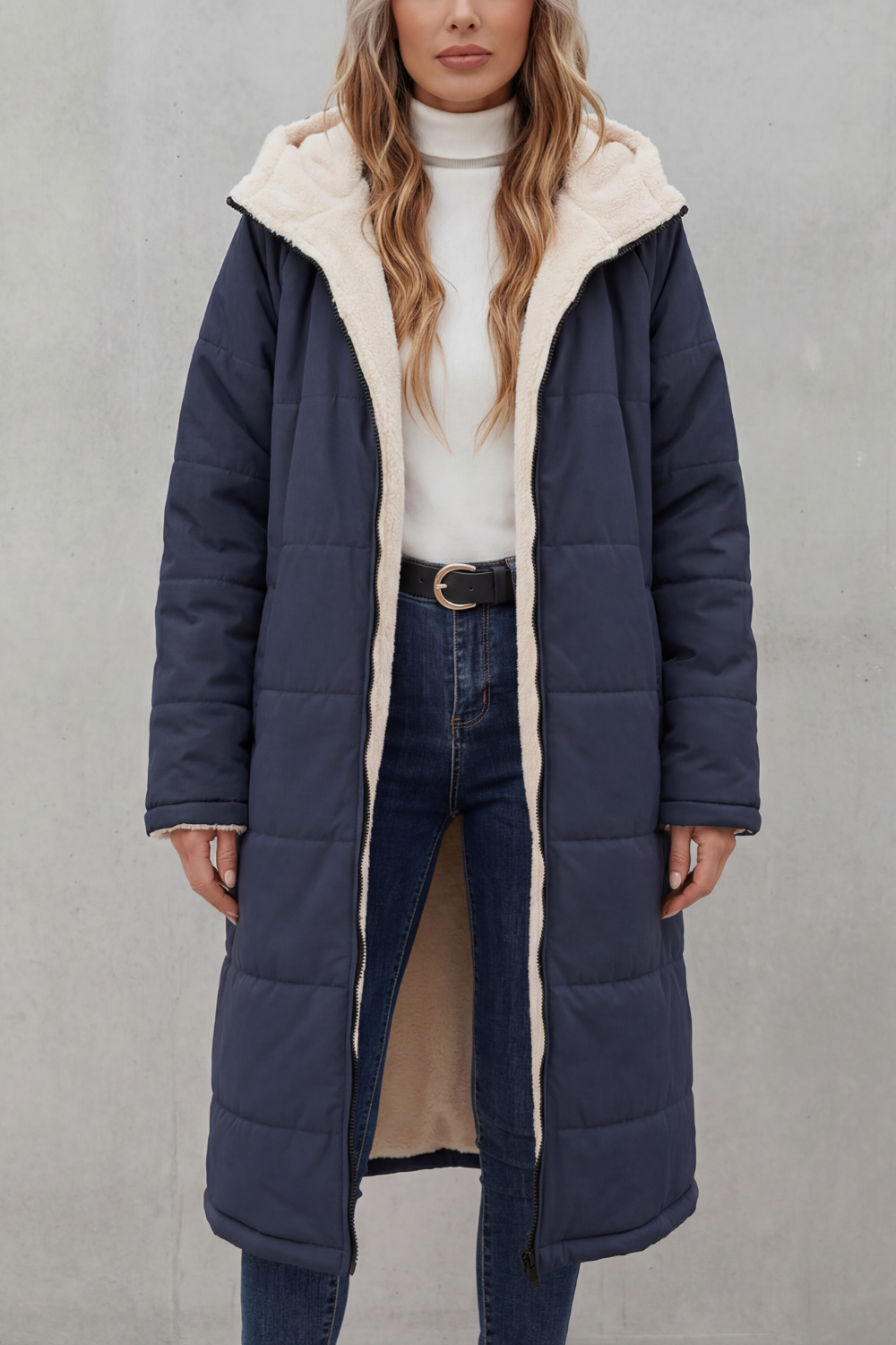 Women's Fleece Coat With Everyday Comfort Fit, Sizes S-2XL