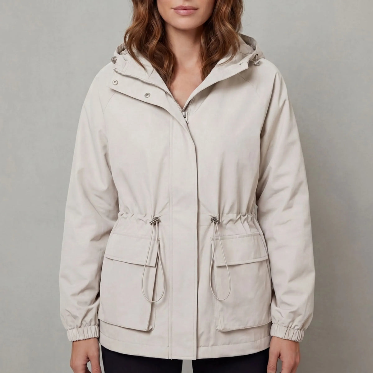 FayeJacket - Ladies Lightweight Waterproof Jacket With Hood Rainy Day Commutes