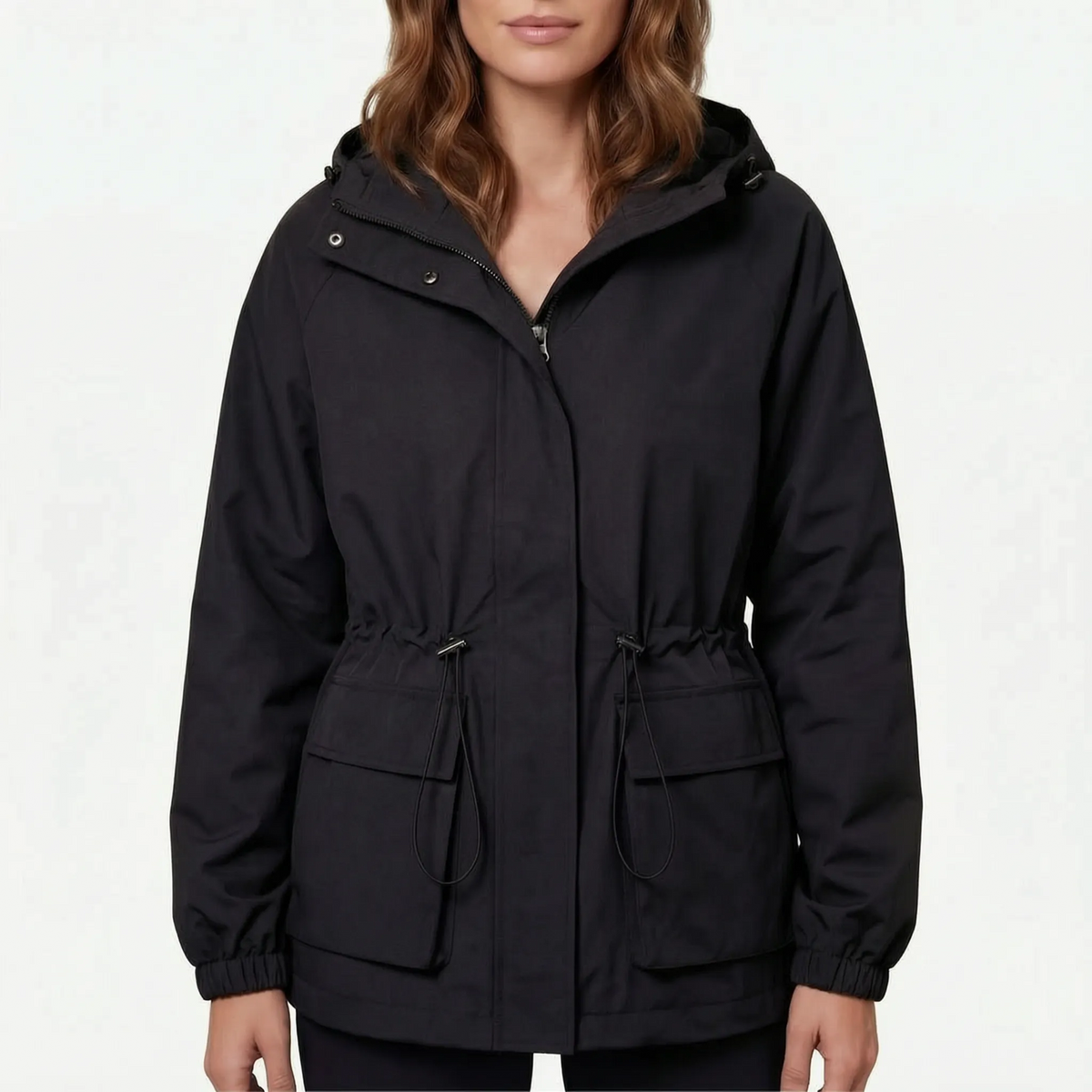 FayeJacket - Ladies Lightweight Waterproof Jacket With Hood Rainy Day Commutes