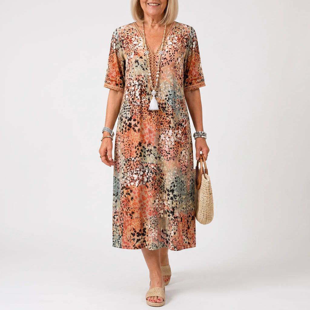 Floramidi - Floral Midi Dress Garden Parties