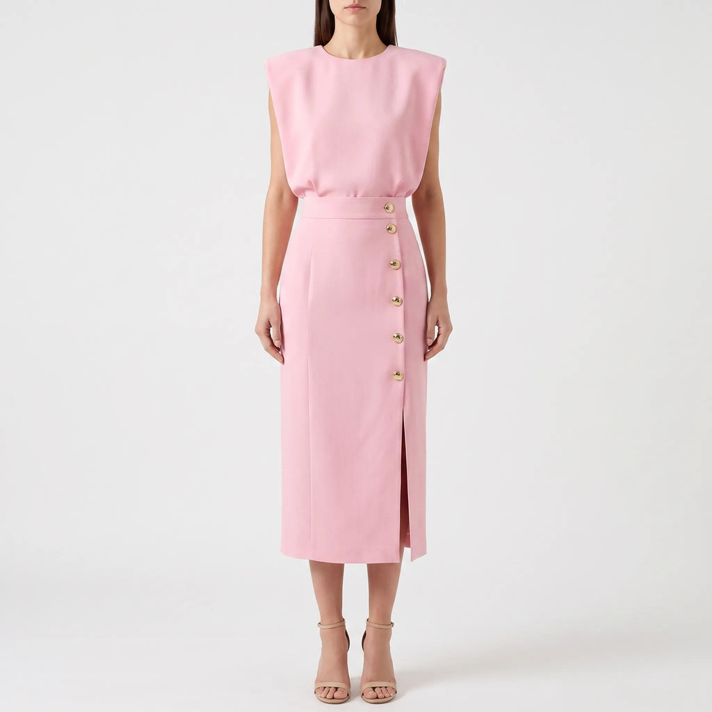 FormaDress - Structured Tailored Midi Dress Formal Events