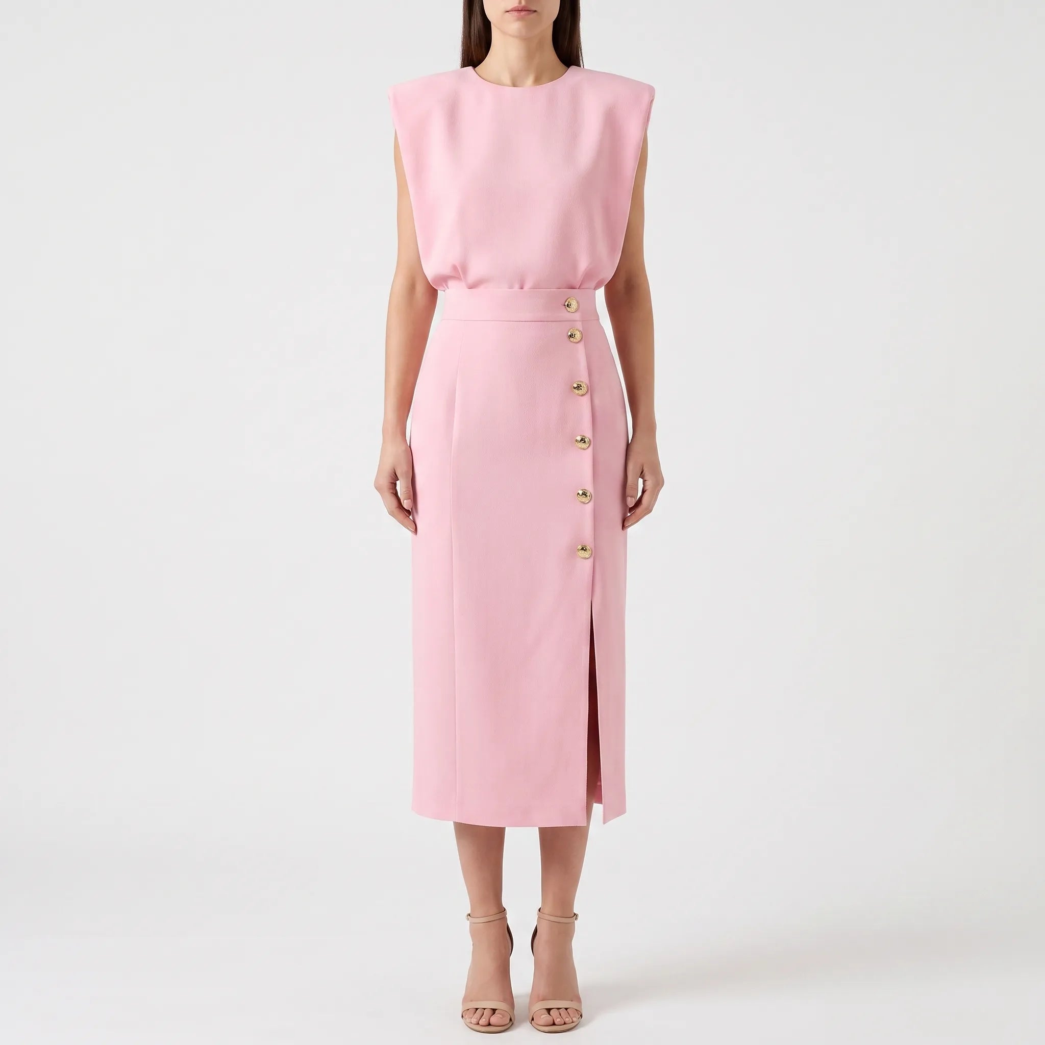 FormaDress - Structured Tailored Midi Dress Formal Events