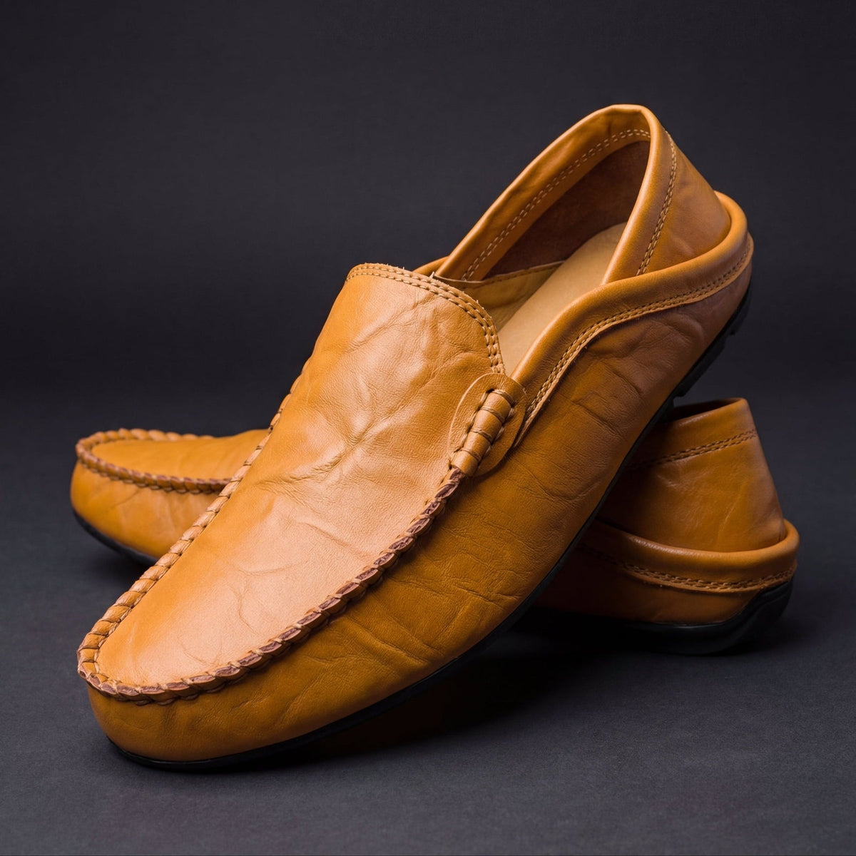Corviano - Leather Loafers Smart Casual Everyday Wear