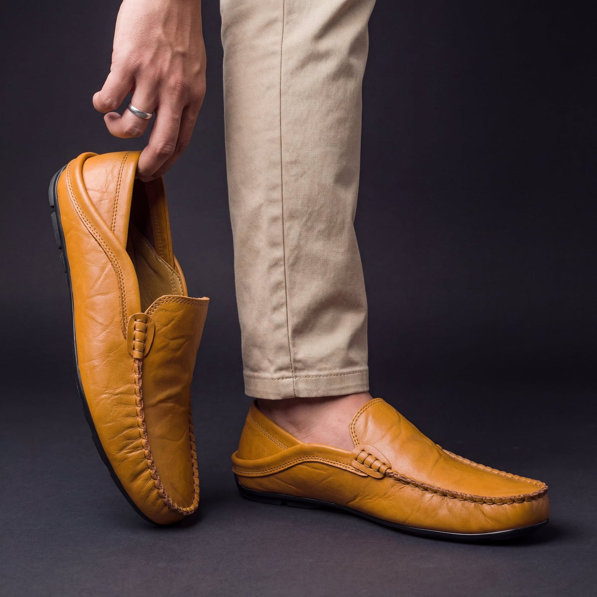 Corviano - Leather Loafers Smart Casual Everyday Wear — view 2 of 8