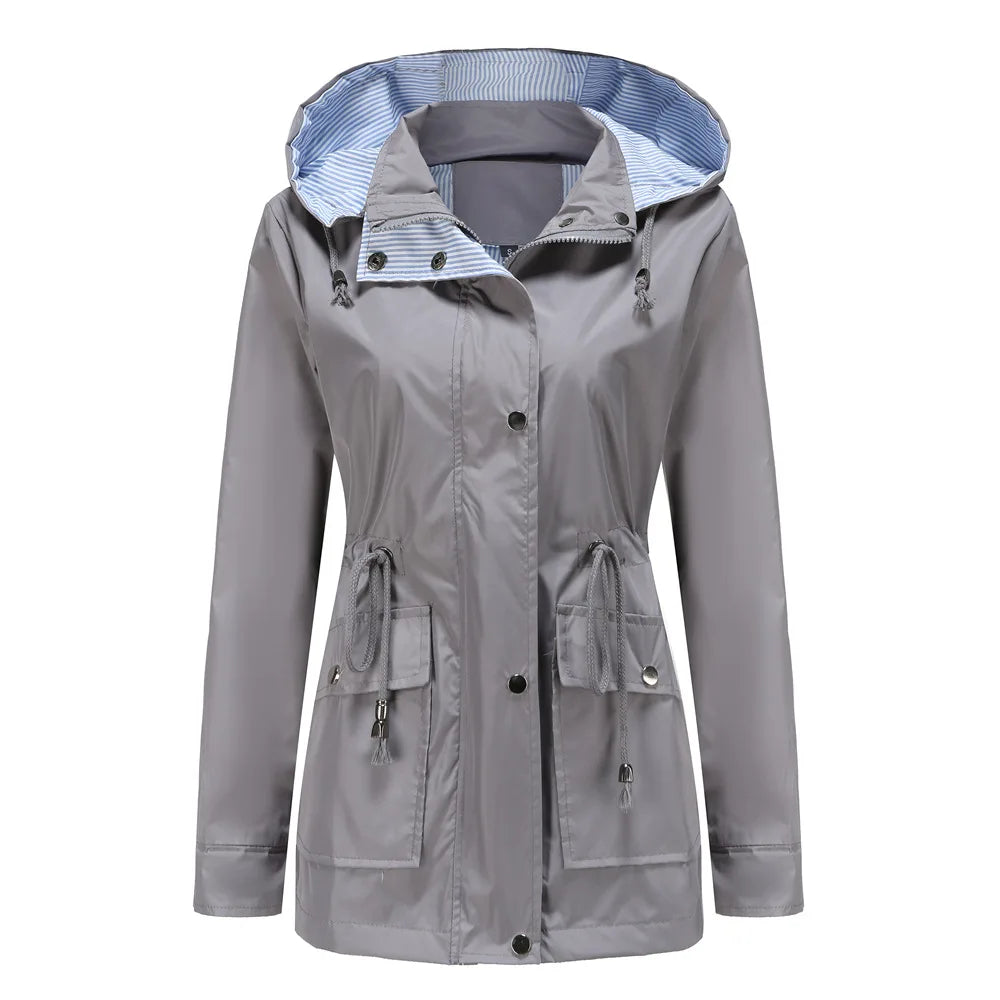 Rivelle - Hooded Waterproof Jacket Wet Weather Commuting