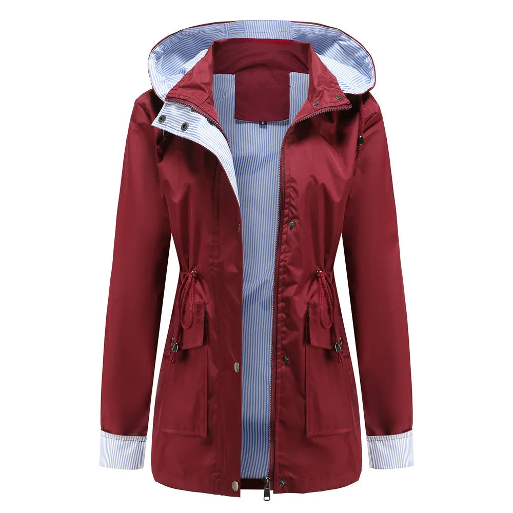 Rivelle - Hooded Waterproof Jacket Wet Weather Commuting — view 3 of 10