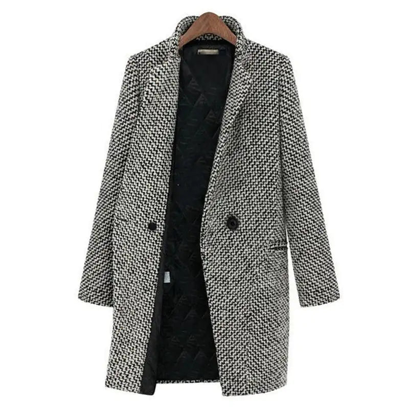 Winterly - Wool Trench Coat Everyday Winter Wear — view 5 of 5