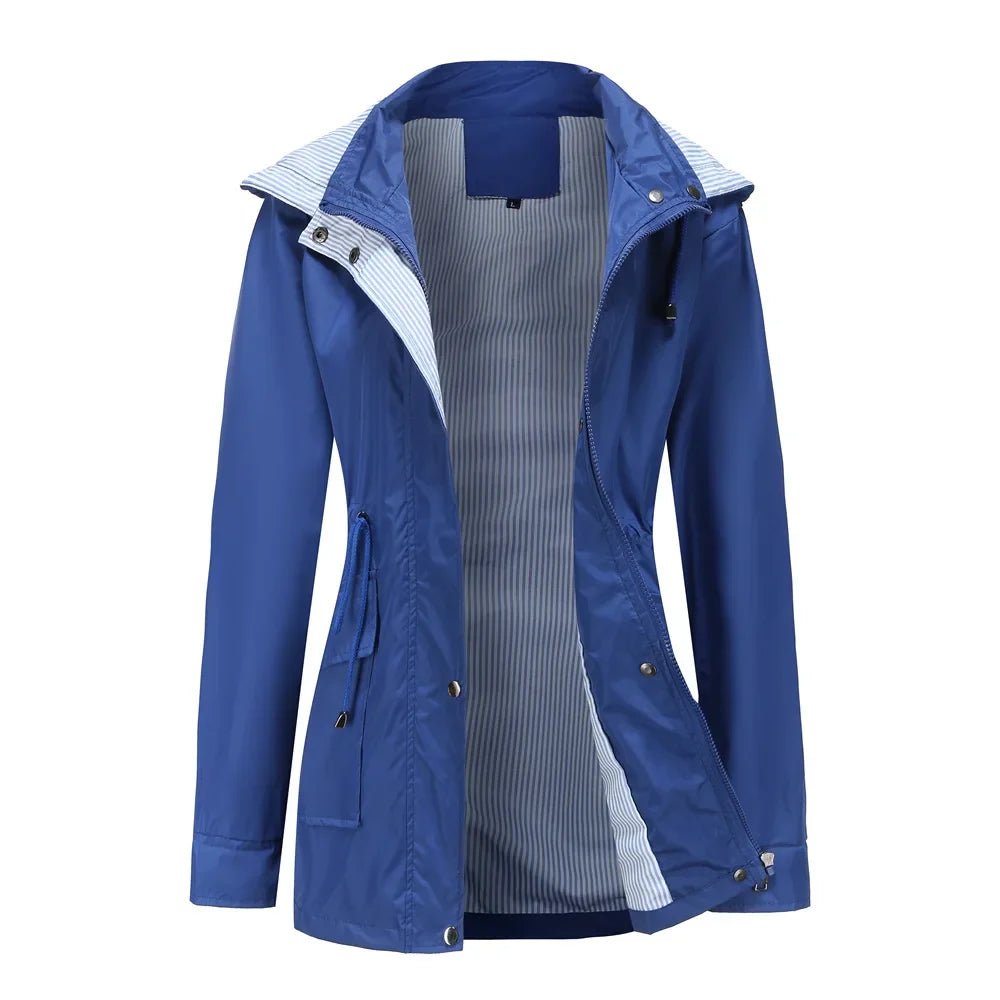 Rivelle - Hooded Waterproof Jacket Wet Weather Commuting — view 9 of 10