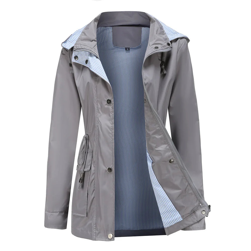 Rivelle - Hooded Waterproof Jacket Wet Weather Commuting — view 10 of 10