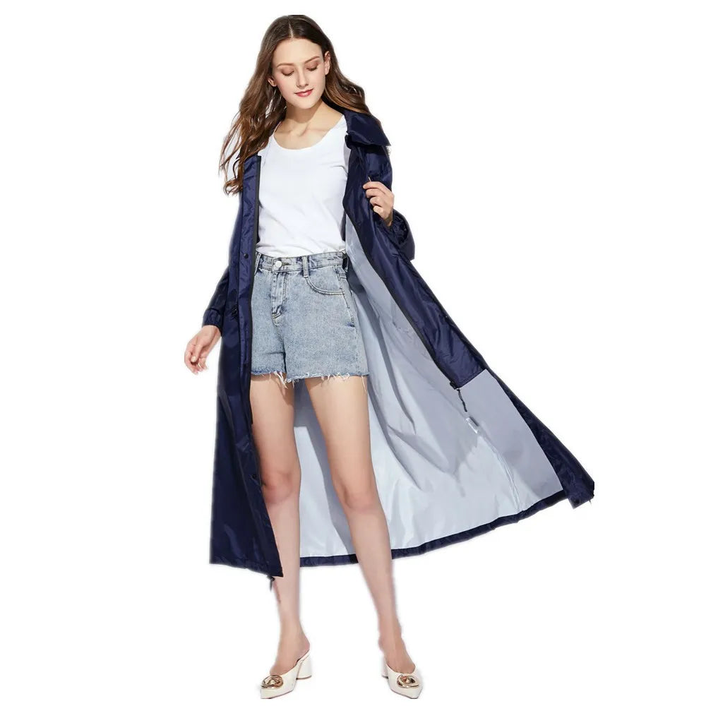 Rivenmere - Longline Waterproof Poncho Cycling Commutes