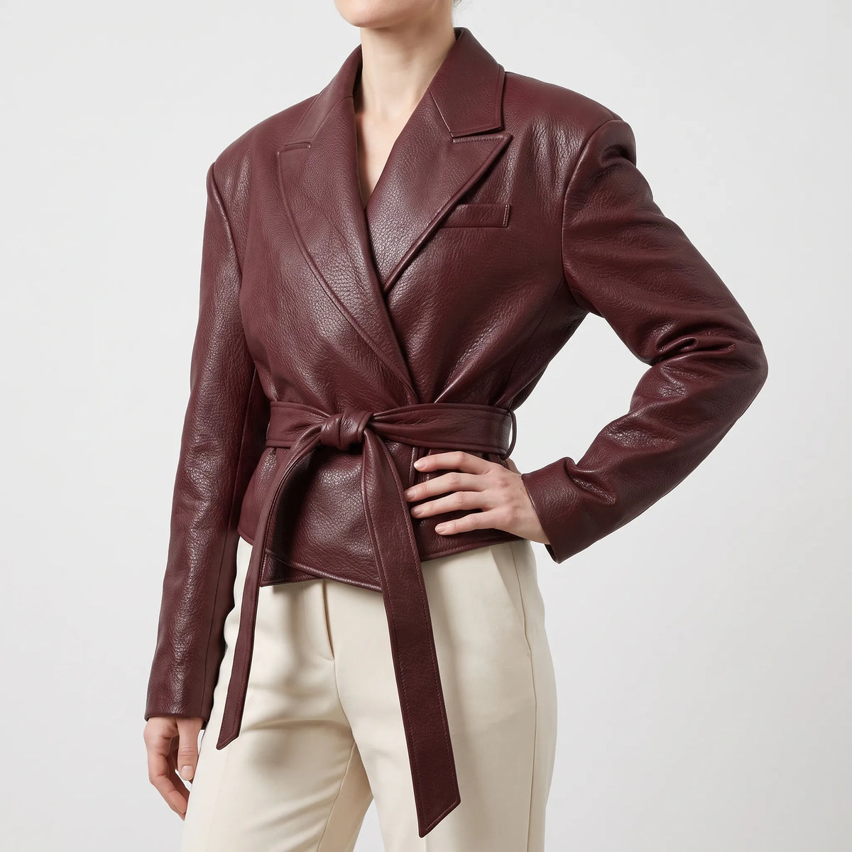 KestrelJacket - Structured Wrap Jacket Everyday Styling