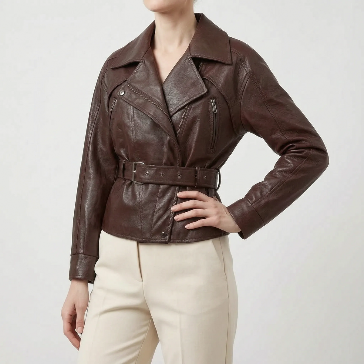 KestrelJacket - Structured Wrap Jacket Everyday Styling