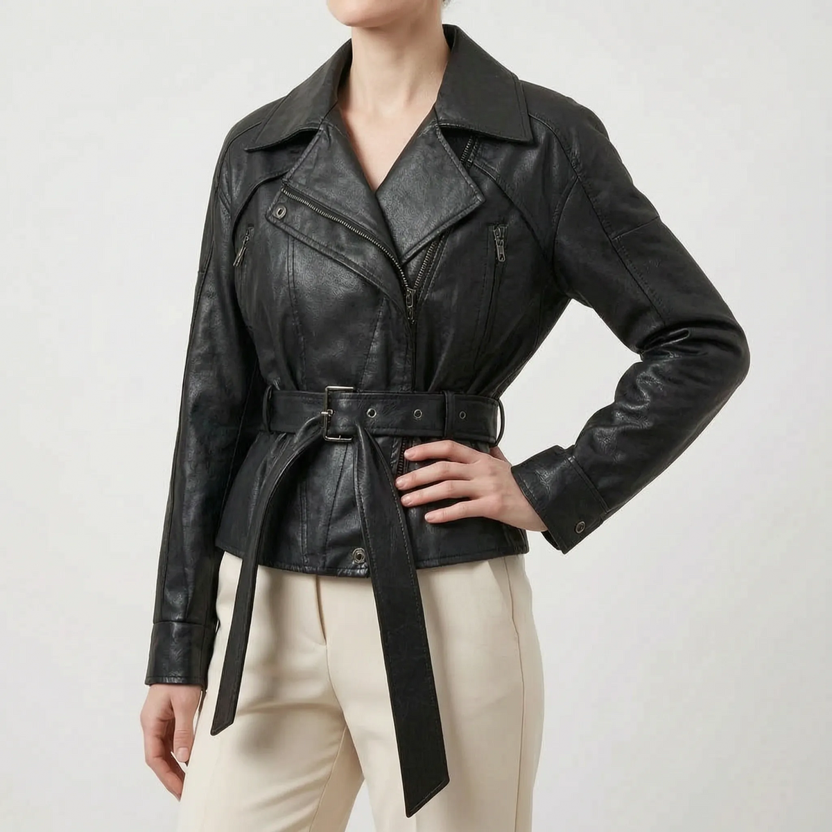 KestrelJacket - Structured Wrap Jacket Everyday Styling