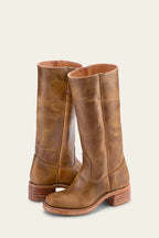 Vosperra - Mid Calf Block Heel Boots — view 2 of 10