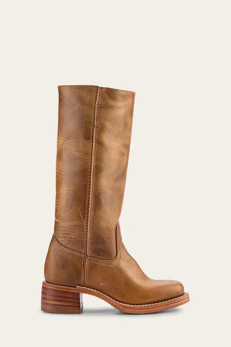 Vosperra - Mid Calf Block Heel Boots — view 5 of 10