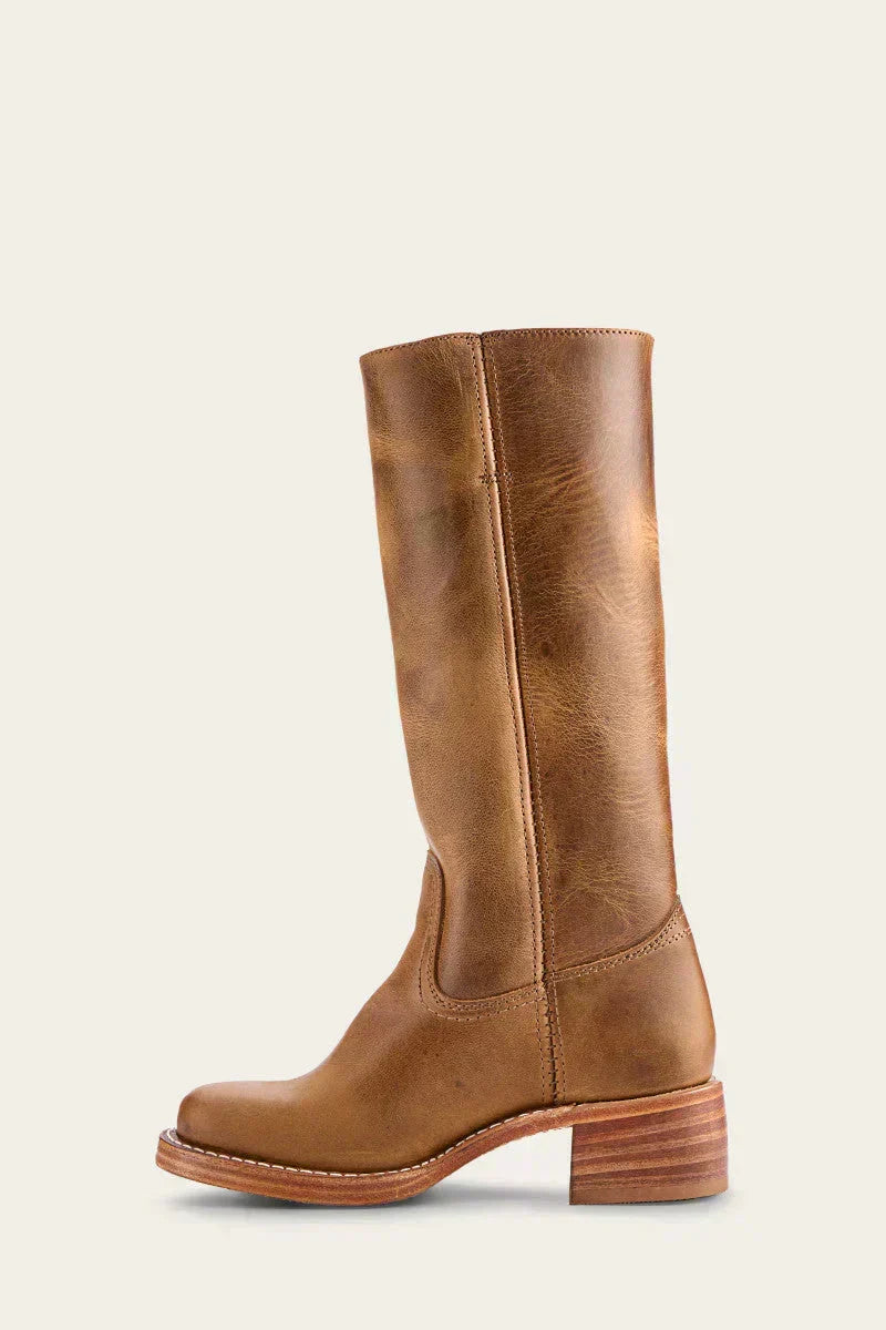 Vosperra - Mid Calf Block Heel Boots — view 6 of 10
