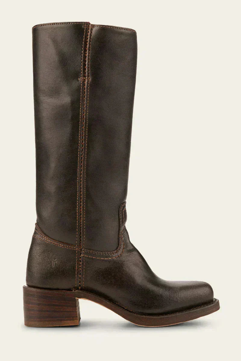 Vosperra - Mid Calf Block Heel Boots — view 10 of 10