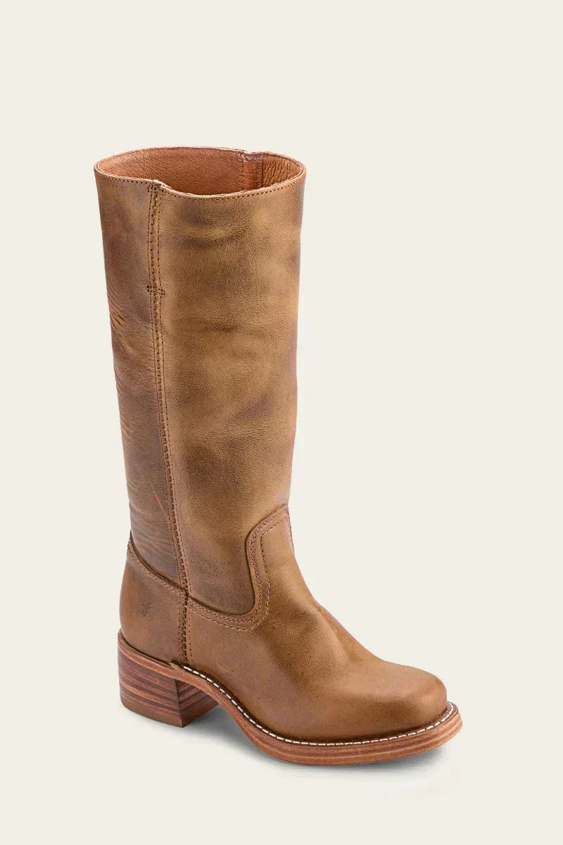 Vosperra - Mid Calf Block Heel Boots — view 4 of 10