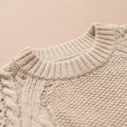 KnitWeave - Textured Long Knitted Jumper Everyday Casual Wear — view 3 of 8