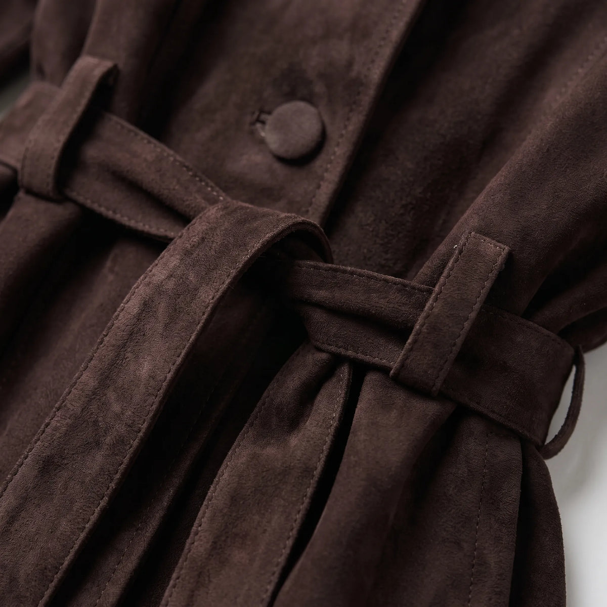 Marceau - Wrap-Style Belted Jacket Cool-Weather Layering