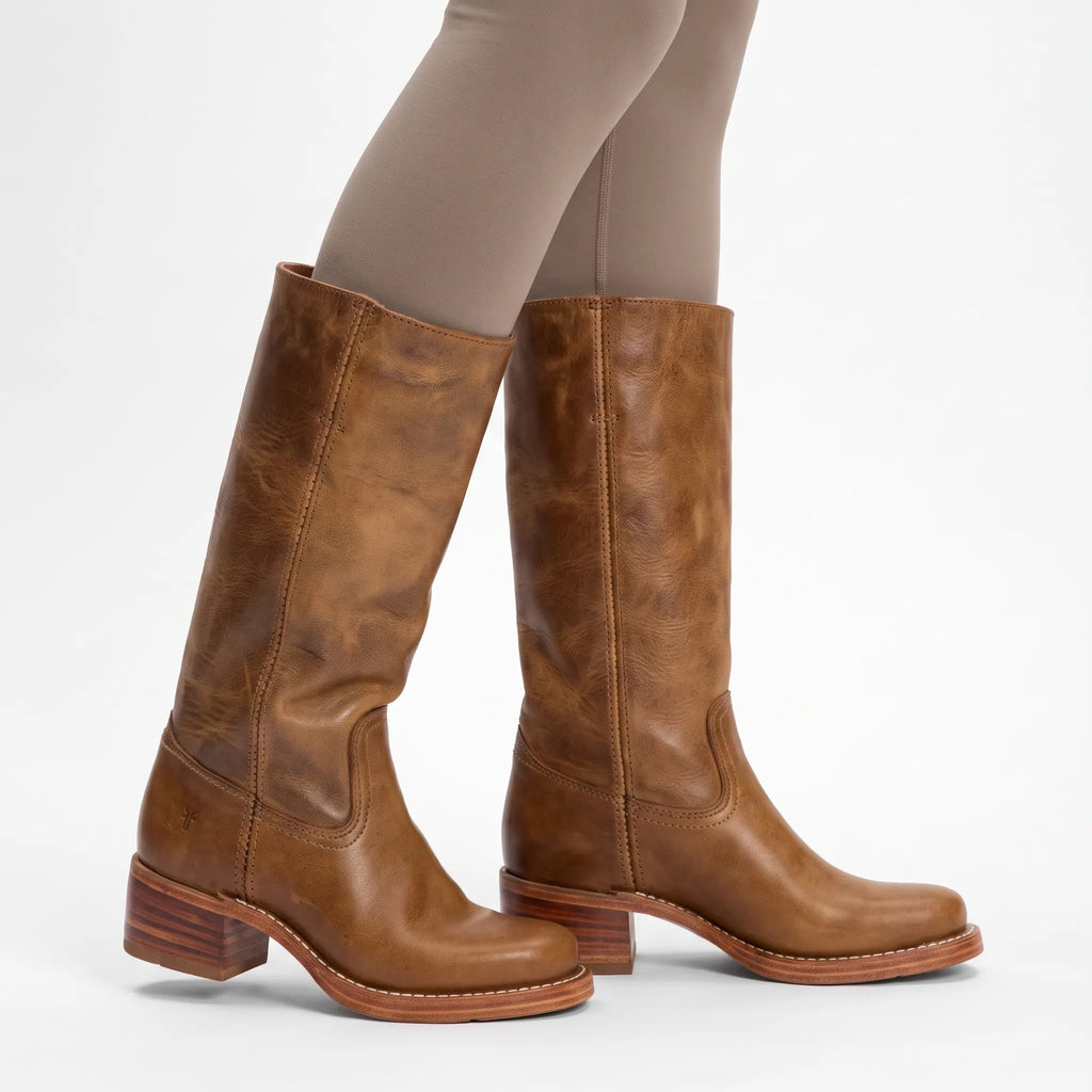 Marlowe - Women's Mid-Calf Block Heel Boots Everyday Wear