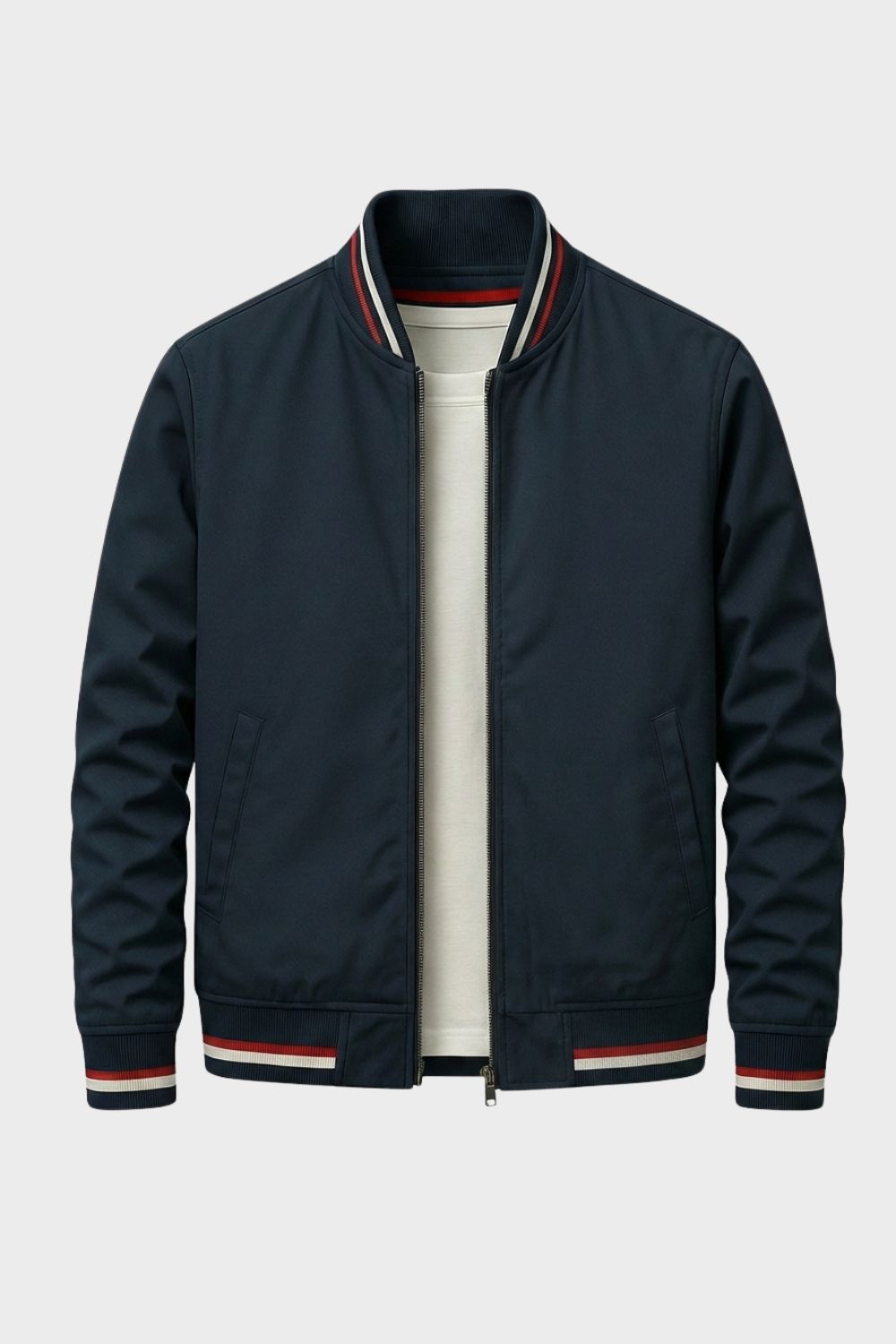 Kastorel - Men's Zip Bomber Jacket Casual Cooler Season Wear