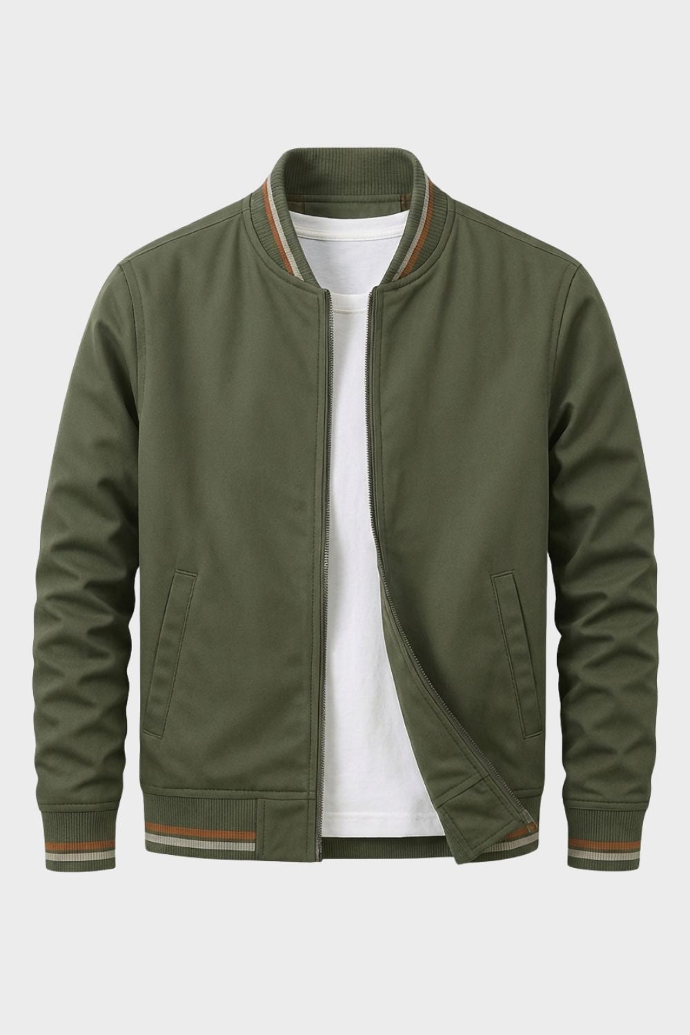 Kastorel - Men's Zip Bomber Jacket Casual Cooler Season Wear — view 5 of 10