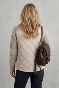 Wintermere - Quilted Puffer Jacket With Knit Accents — view 4 of 10