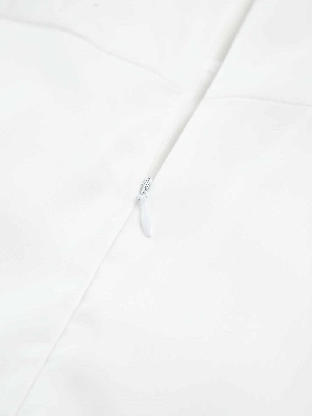 Novelia  - Elegant Sleeveless A-Line White Midi Dress Business Meetings